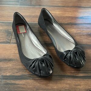 CL by Laundry Black Flats